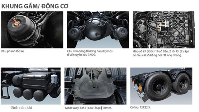 Xe đầu kéo Hyundai HD1000 Euro 5 | Động cơ 410 mã lực, không dùng Urea
